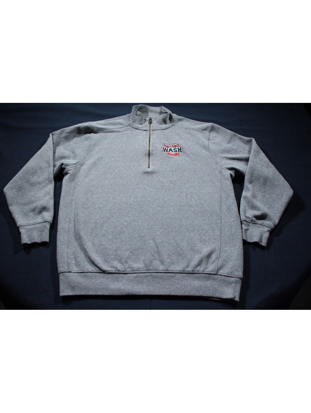 Washington University in St. Louis Quarter Zip Shirt WashU Bears L